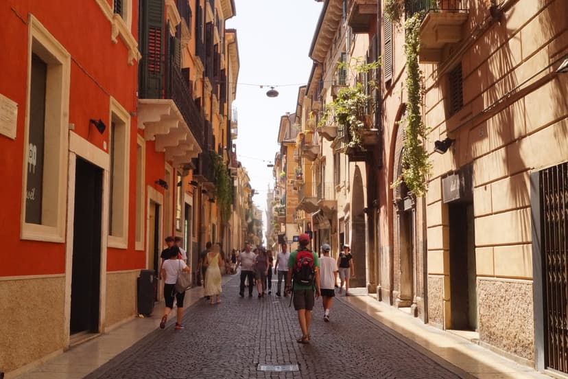 street in Verona.